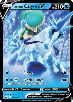 Ice Rider Calyrex V card from SWSH06: Chilling Reign