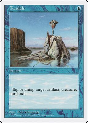 Twiddle card from Fifth Edition