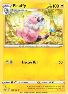Flaaffy card from SWSH06: Chilling Reign