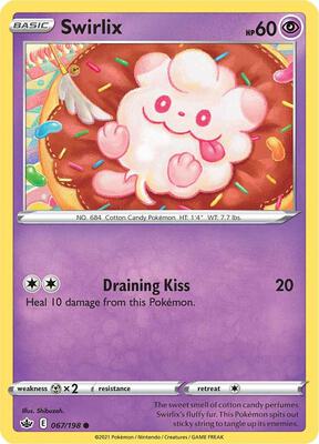 Swirlix card from SWSH06: Chilling Reign