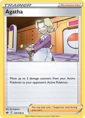 Agatha card from SWSH06: Chilling Reign