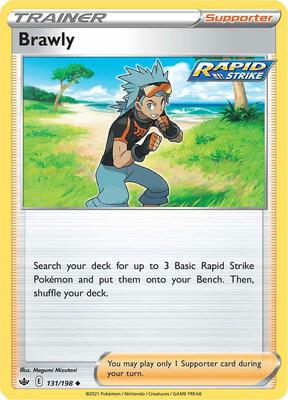 Brawly card from SWSH06: Chilling Reign