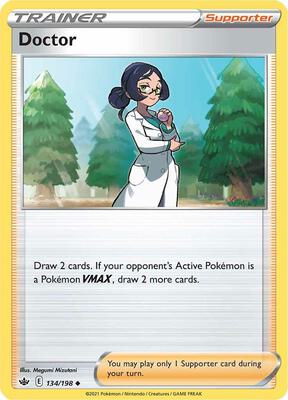 Doctor card from SWSH06: Chilling Reign