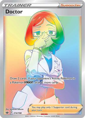 Doctor (Secret) card from SWSH06: Chilling Reign