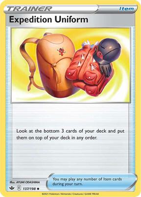 Expedition Uniform card from SWSH06: Chilling Reign