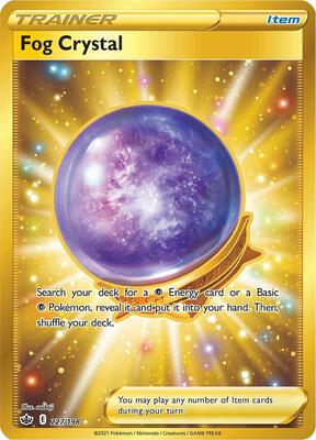 Fog Crystal (Secret) card from SWSH06: Chilling Reign