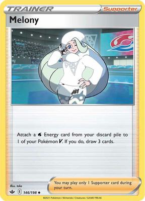Melony card from SWSH06: Chilling Reign