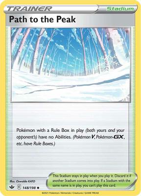 Path to the Peak card from SWSH06: Chilling Reign