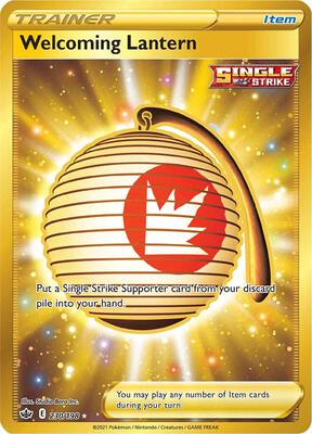 Welcoming Lantern (Secret) card from SWSH06: Chilling Reign