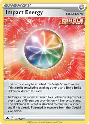 Impact Energy card from SWSH06: Chilling Reign