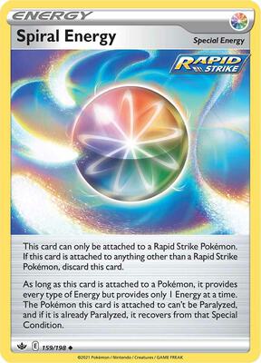 Spiral Energy card from SWSH06: Chilling Reign