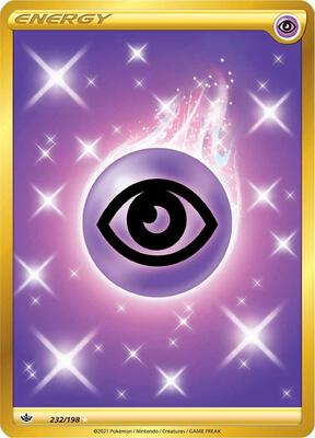 Psychic Energy (Secret) card from SWSH06: Chilling Reign