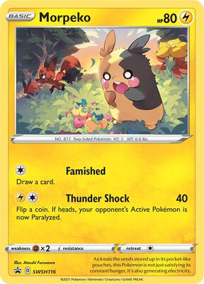 Morpeko - SWSH116 card from SWSH: Sword & Shield Promo Cards