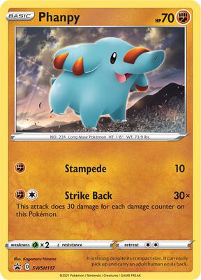 Phanpy - SWSH117 card from SWSH: Sword & Shield Promo Cards