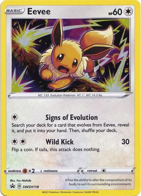 Eevee - SWSH118 card from SWSH: Sword & Shield Promo Cards
