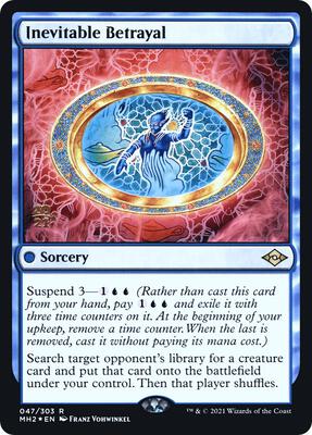 Inevitable Betrayal card from Prerelease Cards