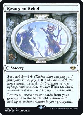 Resurgent Belief card from Prerelease Cards