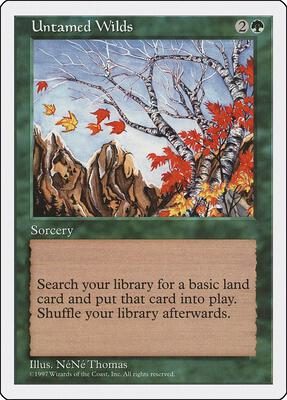 Untamed Wilds card from Fifth Edition