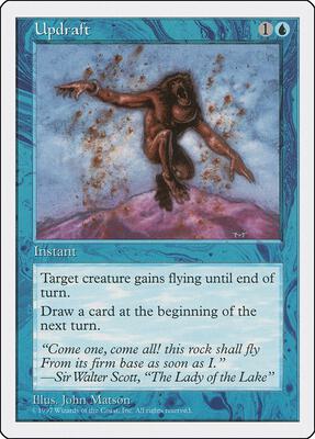 Updraft card from Fifth Edition