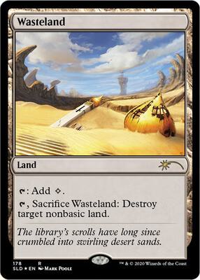 Wasteland card from Secret Lair Drop Series