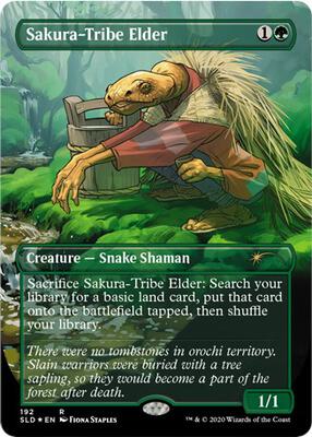 Sakura-Tribe Elder (192) card from Secret Lair Drop Series