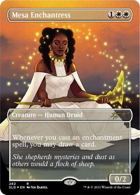 Mesa Enchantress card from Secret Lair Drop Series