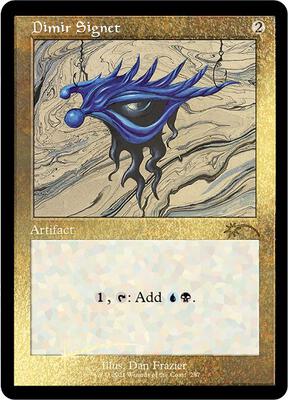 Dimir Signet (Foil Etched) card from Secret Lair Drop Series