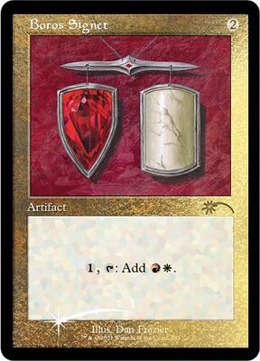 Boros Signet (Foil Etched) card from Secret Lair Drop Series