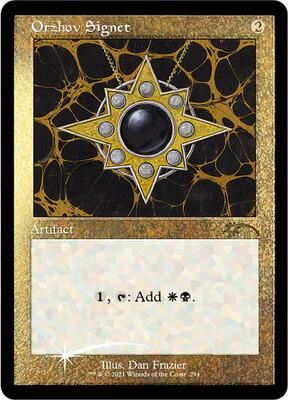 Orzhov Signet (Foil Etched) card from Secret Lair Drop Series