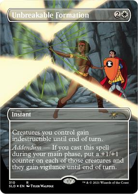 Unbreakable Formation (310) card from Secret Lair Drop Series