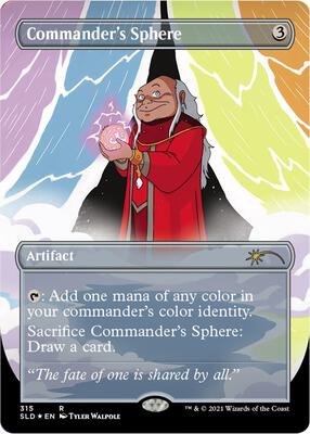 Commander's Sphere (315) card from Secret Lair Drop Series