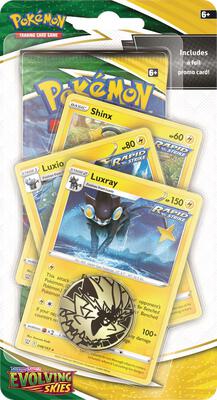 Evolving Skies Premium Checklane Blister [Luxray] card from SWSH07: Evolving Skies