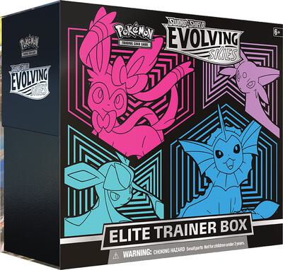 Evolving Skies Elite Trainer Box [Glaceon/Vaporeon/Sylveon/Espeon] card from SWSH07: Evolving Skies