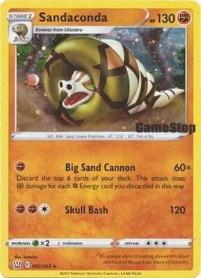 Sandaconda - 082/163 (Gamestop Exclusive) card from Miscellaneous Cards & Products
