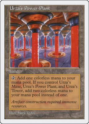 Urza's Power Plant card from Fifth Edition