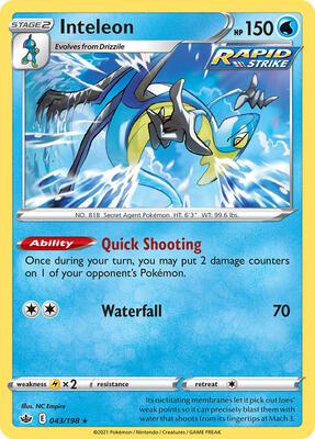 Inteleon - 043/198 card from Deck Exclusives