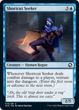 Shortcut Seeker card from Adventures in the Forgotten Realms