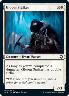Gloom Stalker card from Adventures in the Forgotten Realms