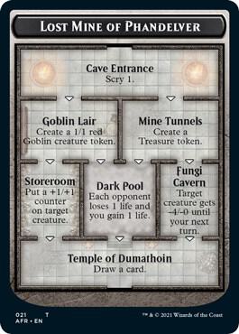 Lost Mine of Phandelver // Skeleton Double-Sided Token card from Adventures in the Forgotten Realms
