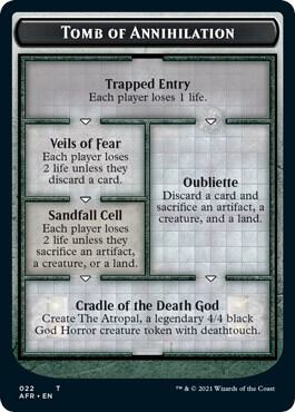 Tomb of Annihilation // The Atropal Double-Sided Token card from Adventures in the Forgotten Realms