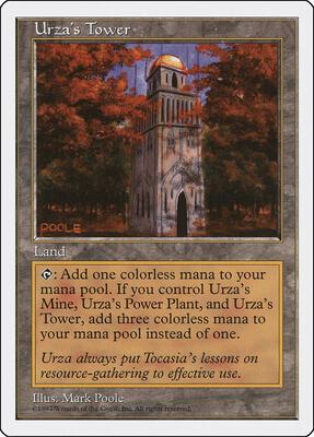 Urza's Tower card from Fifth Edition