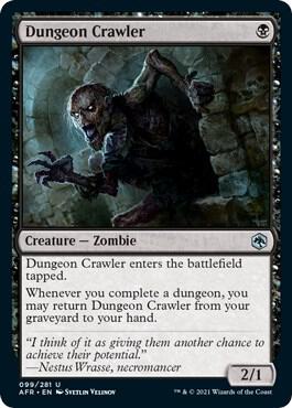 Dungeon Crawler card from Adventures in the Forgotten Realms