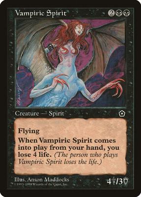 Vampiric Spirit card from Portal Second Age