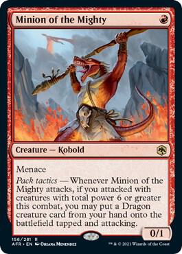 Minion of the Mighty card from Adventures in the Forgotten Realms