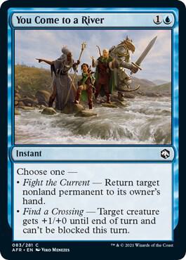 You Come to a River card from Adventures in the Forgotten Realms
