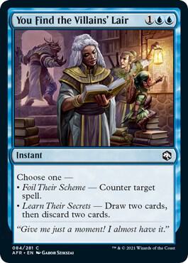 You Find the Villains' Lair card from Adventures in the Forgotten Realms