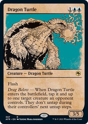Dragon Turtle (Showcase) card from Adventures in the Forgotten Realms