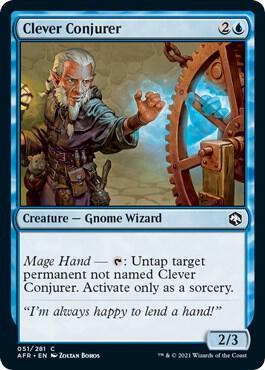 Clever Conjurer card from Adventures in the Forgotten Realms