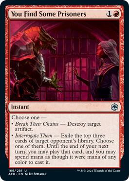 You Find Some Prisoners card from Adventures in the Forgotten Realms