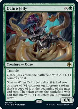 Ochre Jelly card from Adventures in the Forgotten Realms